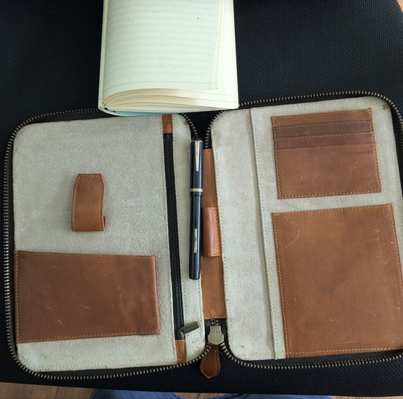 Lorton & Horn Travel Wallet Organizer Medium / Notebook Cover - Picture 3 of 3